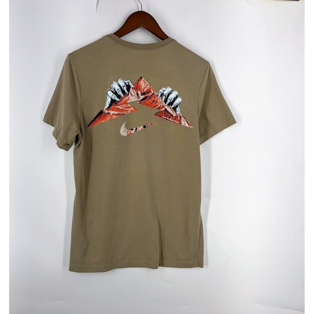 Nike Trail Dri-FIT Monster Out There Tear Graphic Short Sleeve T-Shirt Size S